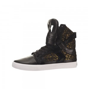 Altas Supra SkyTop II Negras Doradas | PQSEL6537