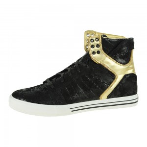 Altas Supra SkyTop NS Negras Doradas | SDMAI1750