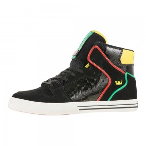 Altas Supra Vaider Negras Amarillo | NEWZG0783