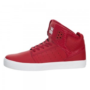 Tenis Skate Supra Atom Rojas | VRAFU7530