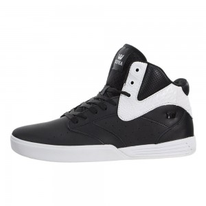 Tenis Skate Supra Khan Negras Blancas | JLDSV4960