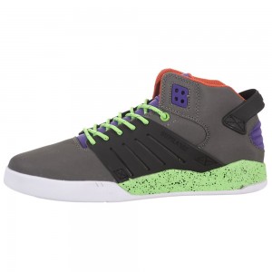 Tenis Skate Supra SkyTop III Gris Negras | KMRDE5062