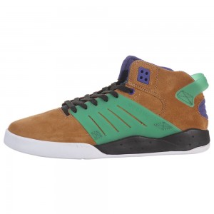 Tenis Skate Supra SkyTop III Marrones | ASFJG4869