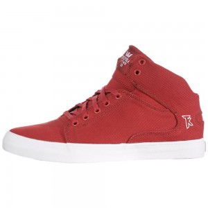 Tenis Skate Supra Society Mid Rojas | JOZHM1458