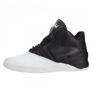 Tenis Supra Estaban Negras Blancas | UFDJL5708