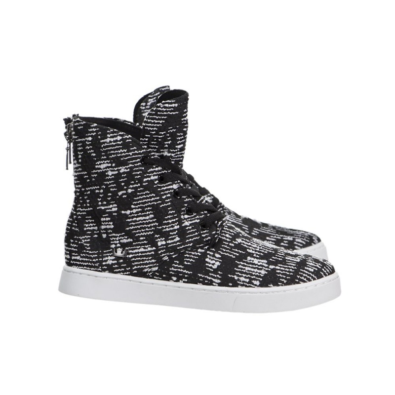 Altas Supra Joplin Negras Blancas | BCWJY5476