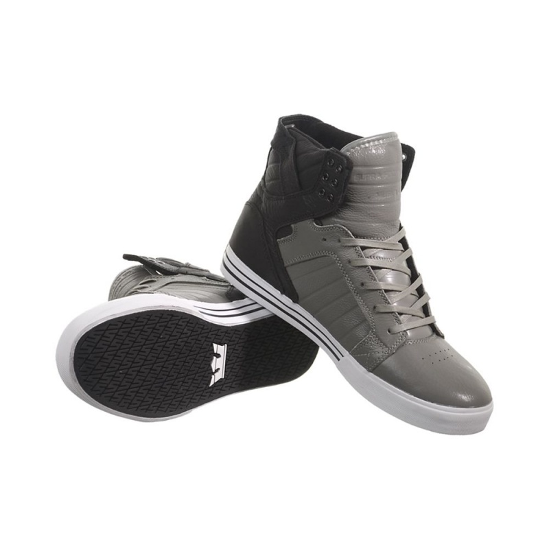 Altas Supra SkyTop Gris Negras | GMKRQ7360