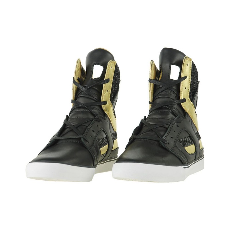 Altas Supra SkyTop II Negras Doradas | OTVRW2103