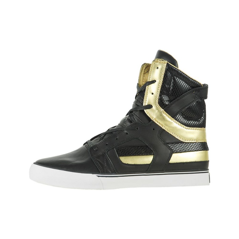 Altas Supra SkyTop II Negras Doradas | OTVRW2103