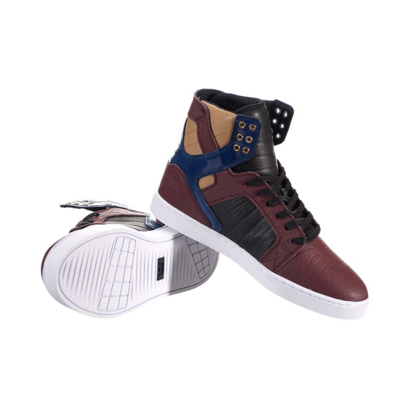 Altas Supra SkyTop LX Burdeos Azul Marino | OHRKS3795