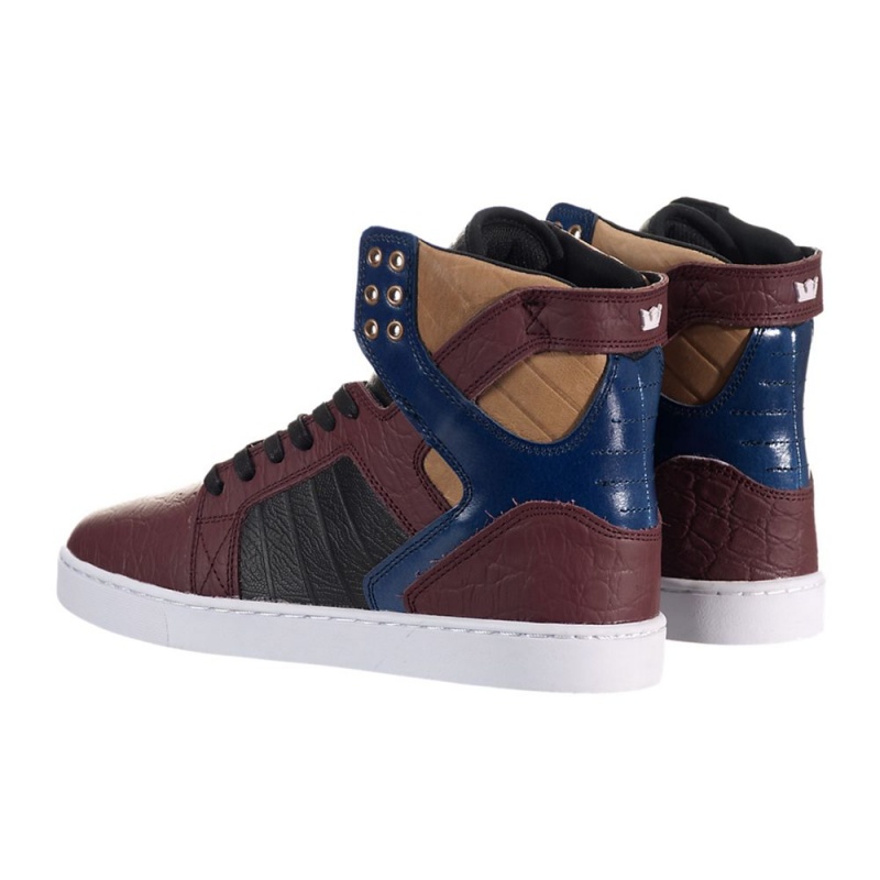 Altas Supra SkyTop LX Burdeos Azul Marino | OHRKS3795