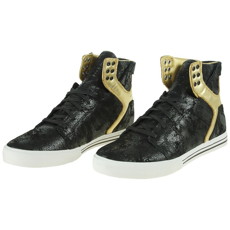 Altas Supra SkyTop NS Negras Doradas | SDMAI1750