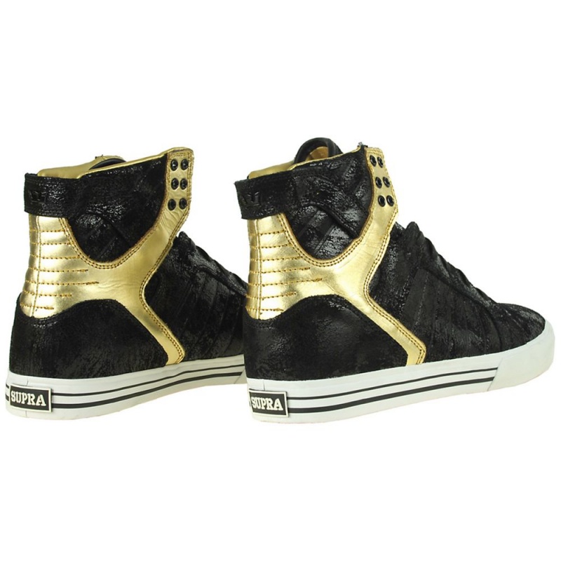 Altas Supra SkyTop NS Negras Doradas | SDMAI1750