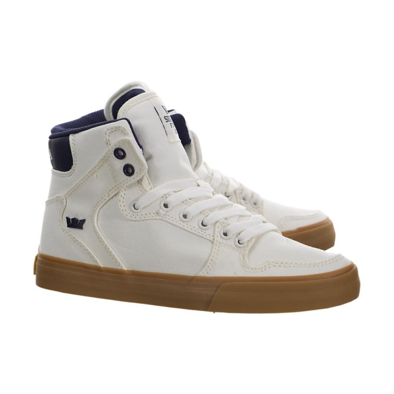 Altas Supra Vaider Blancas Azules | IBZFY4387