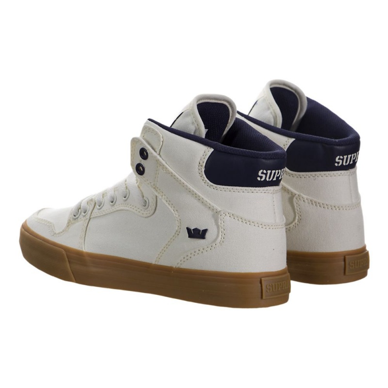 Altas Supra Vaider Blancas Azules | IBZFY4387