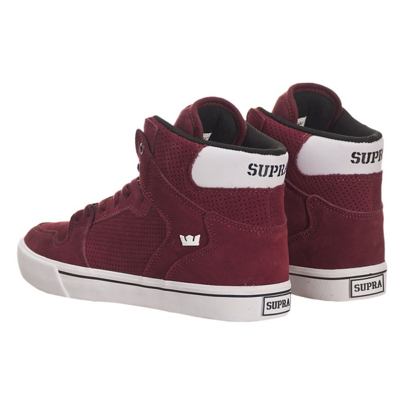 Altas Supra Vaider Burdeos Blancas | HNVBP8760