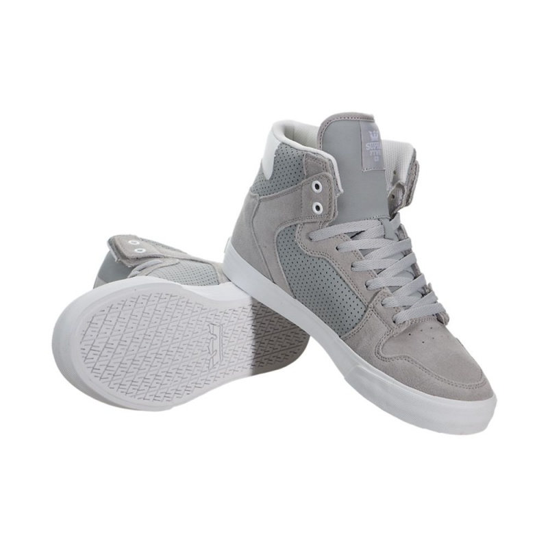 Altas Supra Vaider Gris Blancas | FGADV4783