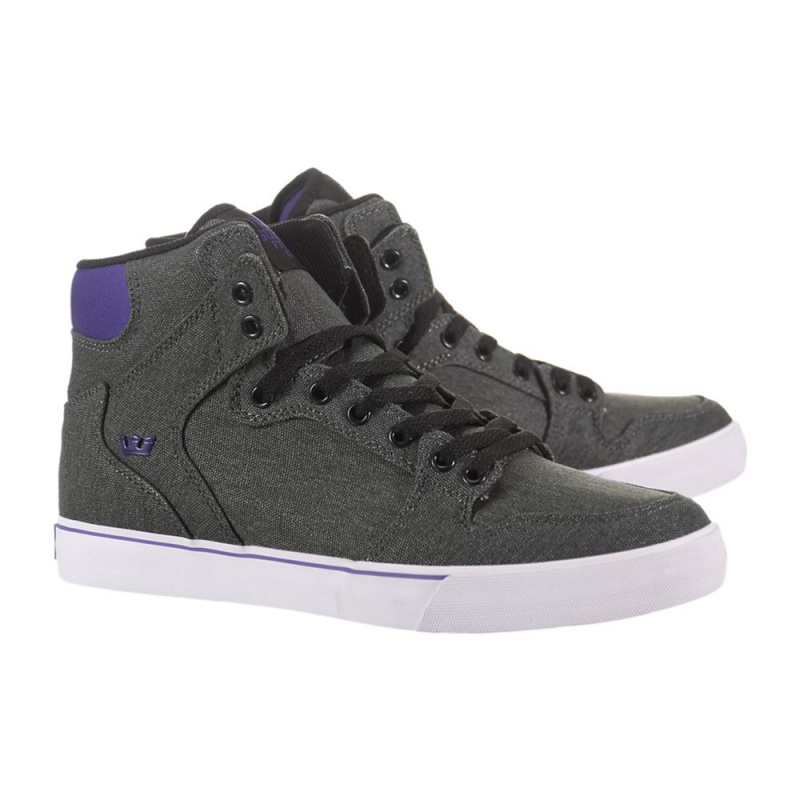 Altas Supra Vaider Gris Moradas | ZCXRJ4571