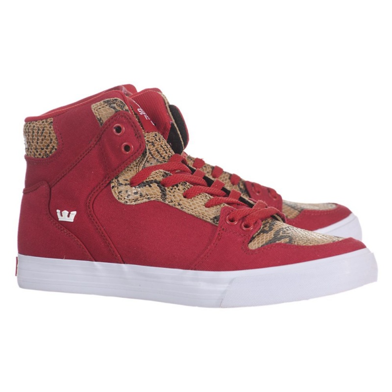 Altas Supra Vaider Rojas Marrones | XPSKQ7652