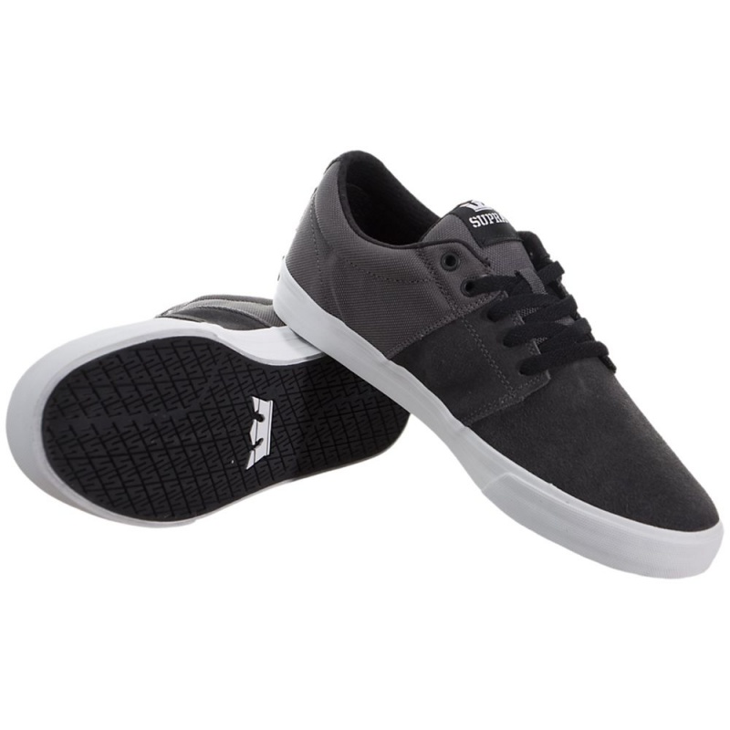 Bajas Supra Stacks Vulc II Gris | JEULI4238