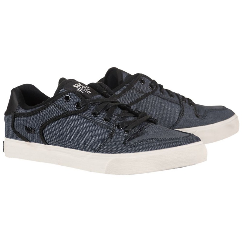 Bajas Supra Vaider Low Negras Blancas | ICMTV6809