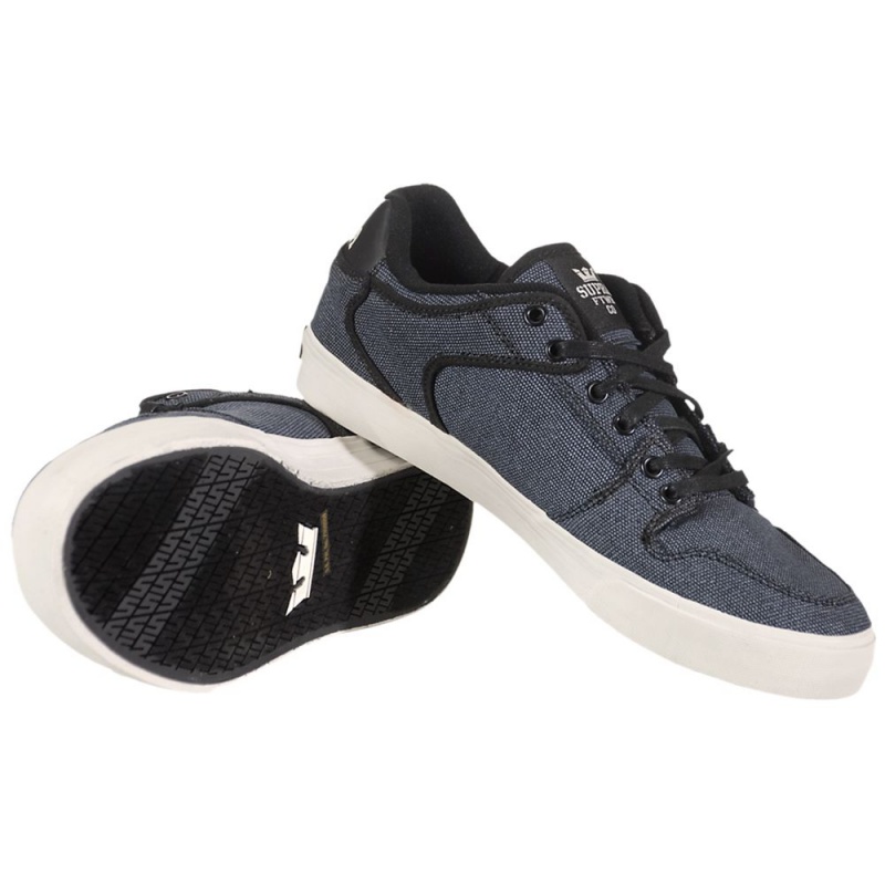 Bajas Supra Vaider Low Negras Blancas | ICMTV6809