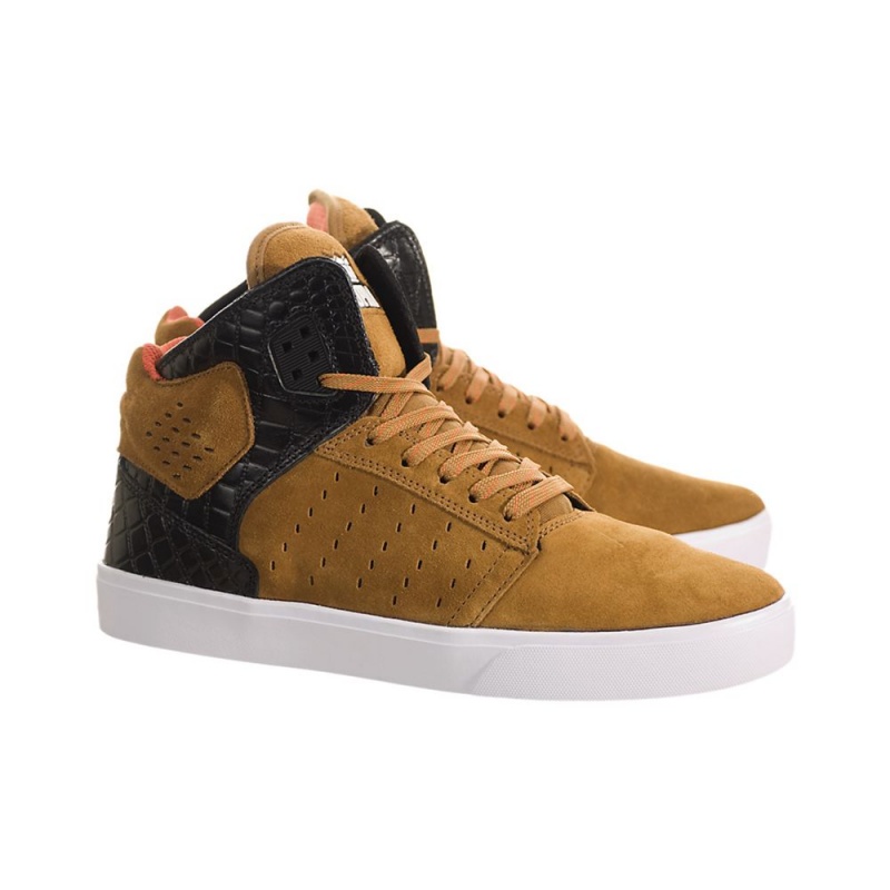 Tenis Skate Supra Atom Marrones | DWVQS5804