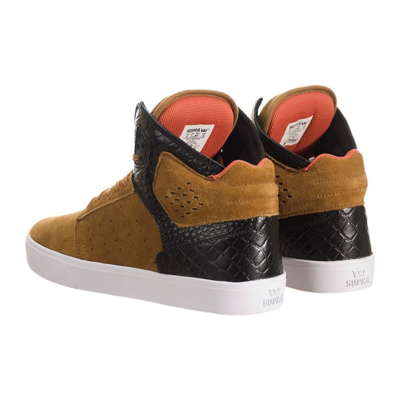 Tenis Skate Supra Atom Marrones | DWVQS5804