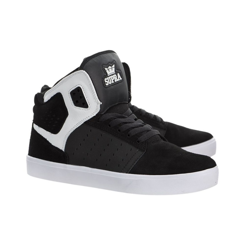 Tenis Skate Supra Atom Negras Blancas | ADJXI8346