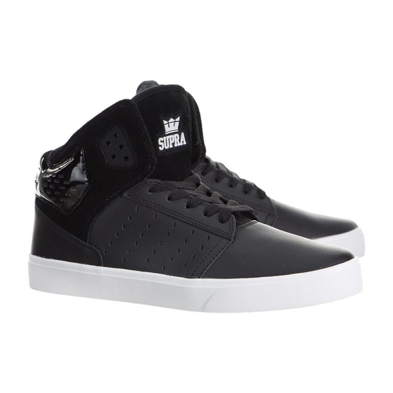 Tenis Skate Supra Atom Negras | IEGLC4612