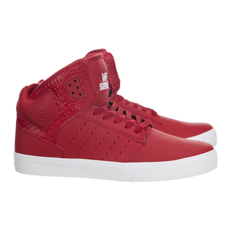 Tenis Skate Supra Atom Rojas | SNLIJ4132