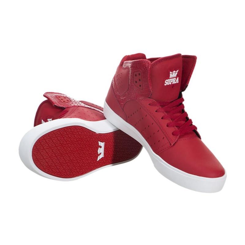 Tenis Skate Supra Atom Rojas | SNLIJ4132