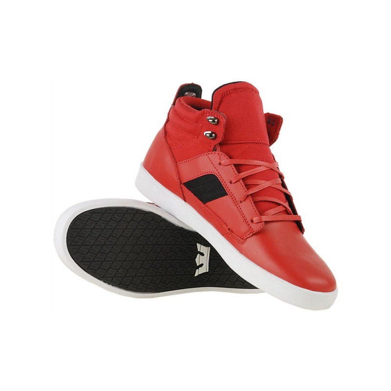 Tenis Skate Supra Bandit Mid Rojas | QPFVH0369