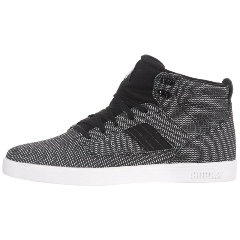 Tenis Skate Supra Bandit Negras Blancas | GDZKQ6148