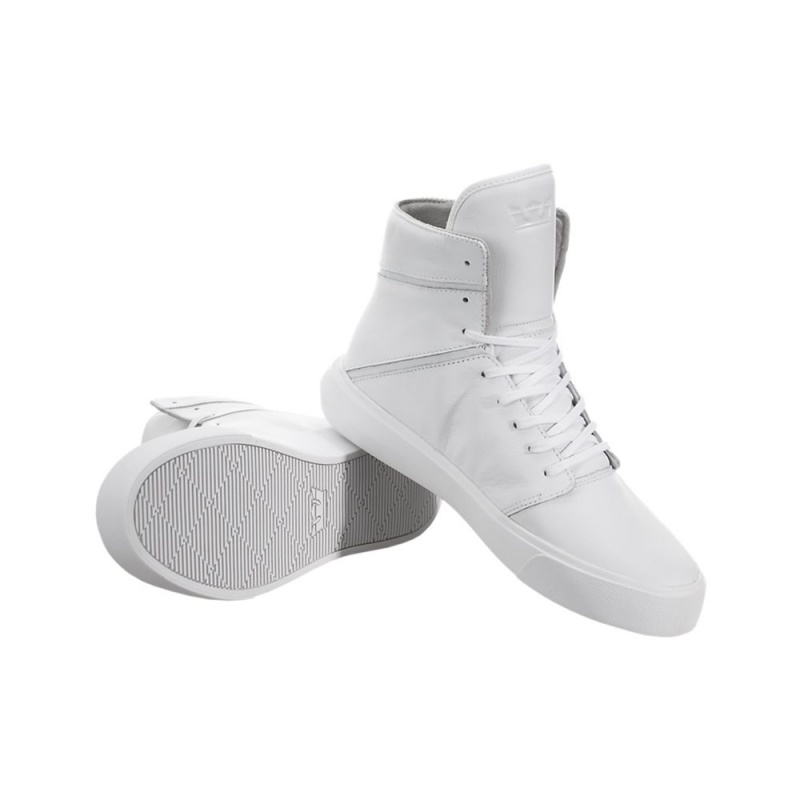 Tenis Skate Supra Camino Blancas | PGMHQ7435