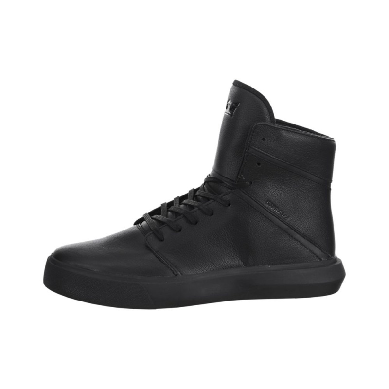 Tenis Skate Supra Camino Negras | OLGYH9320