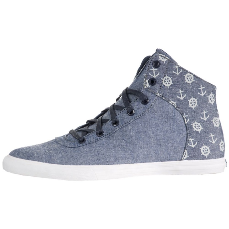 Tenis Skate Supra Cuttler Azules | XWFEN7280