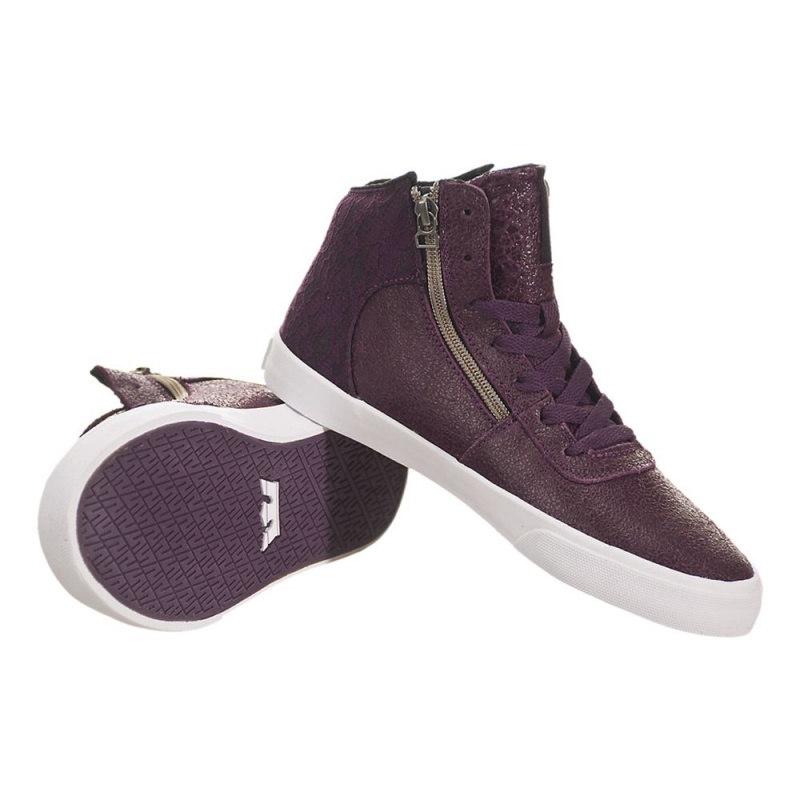 Tenis Skate Supra Cuttler Moradas | FCMRQ3581