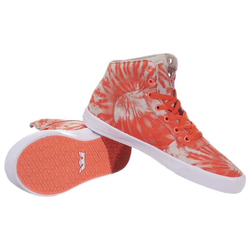 Tenis Skate Supra Cuttler Naranjas | SFLPJ1784