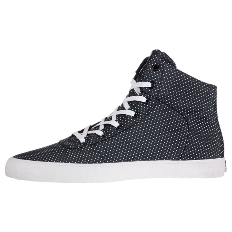 Tenis Skate Supra Cuttler Negras Blancas | IYTCW1489