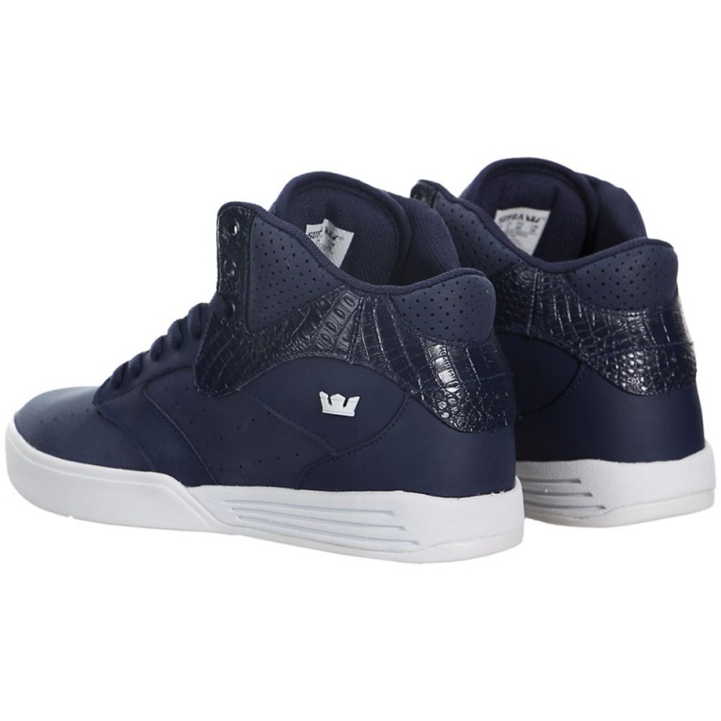 Tenis Skate Supra Khan Azul Marino | QNEUC6219