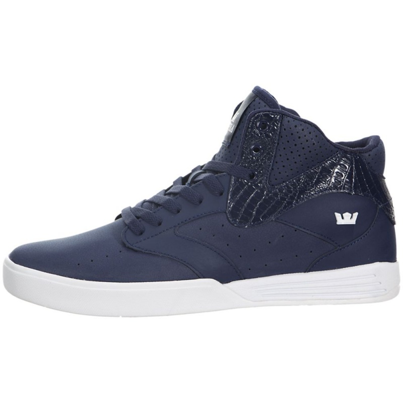 Tenis Skate Supra Khan Azul Marino | QNEUC6219