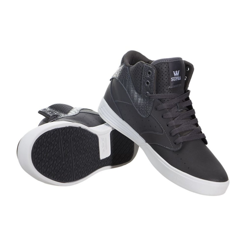 Tenis Skate Supra Khan Gris | PLIWK6751