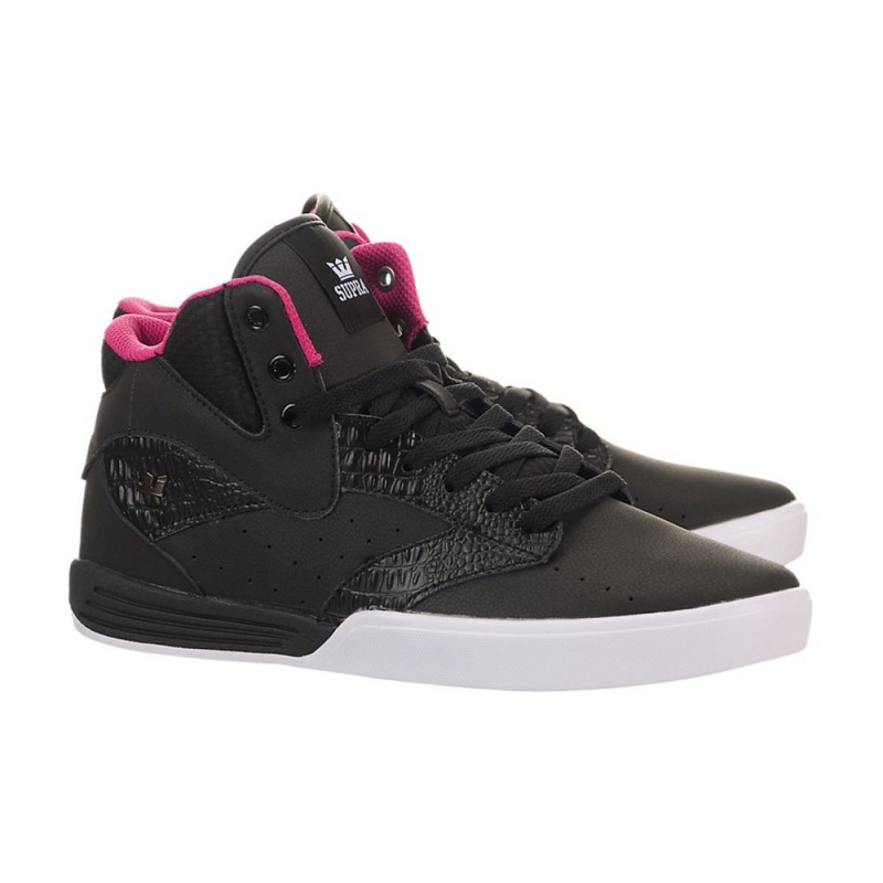 Tenis Skate Supra Khan Negras | JVENZ2196