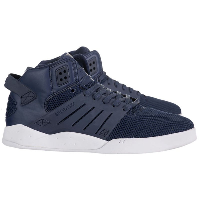 Tenis Skate Supra SkyTop III Azul Marino | IUNET3051