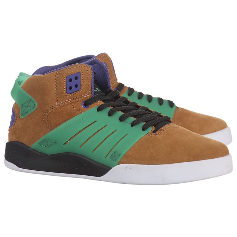 Tenis Skate Supra SkyTop III Marrones | CLFYT3497