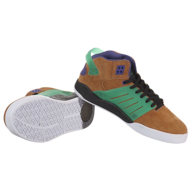 Tenis Skate Supra SkyTop III Marrones | CLFYT3497