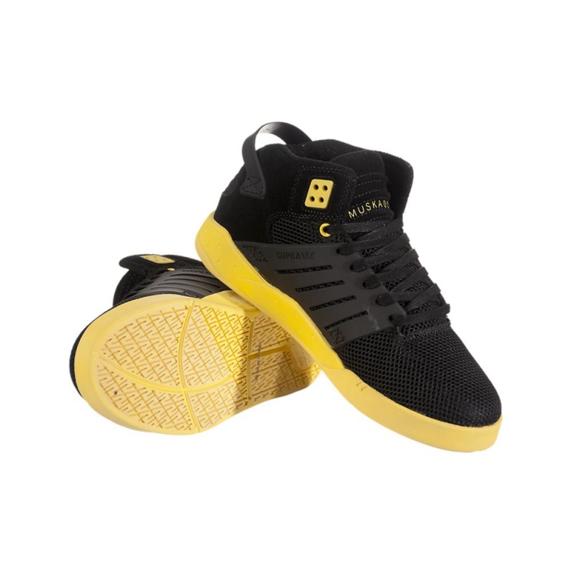 Tenis Skate Supra SkyTop III Negras | BLNKF5876