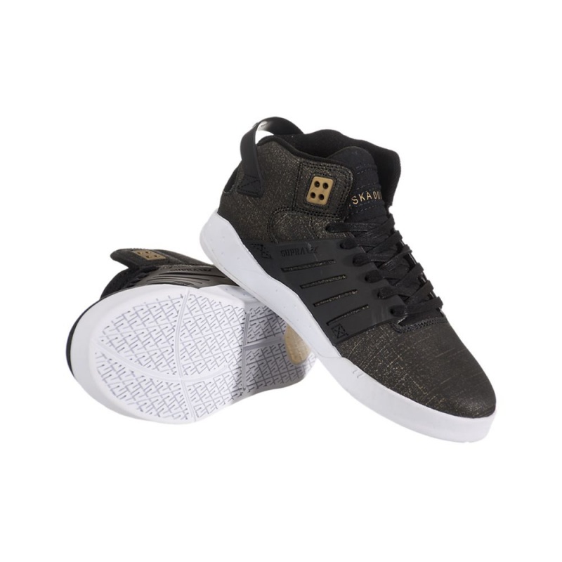 Tenis Skate Supra SkyTop III Negras | EVCZT9601