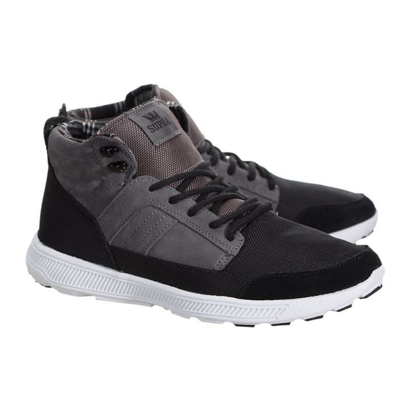 Tenis Supra Bandito Gris Negras | NRTDB4926